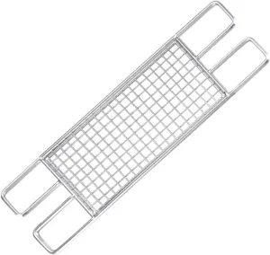 Barbecue net, barbeque grill outdoor,1pc BBQ Net BBQ Outdoor Grill Net Bling Accessories Outdoor Grills Grill Wire Rack Pan Cake Cooling Rack Barbecue Grate Grill Rack Barbecue Grill Grate Silver Barb