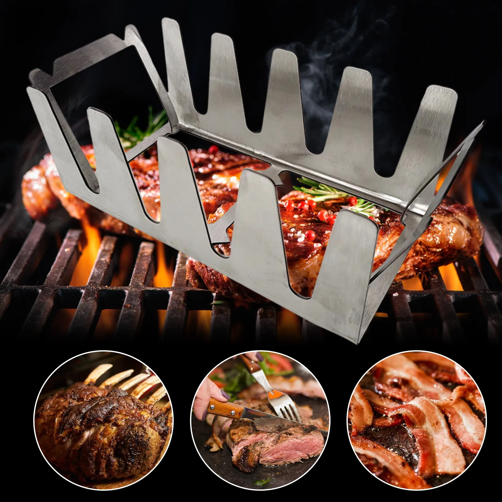 BBQ Non Stick Meat Grilling Rack