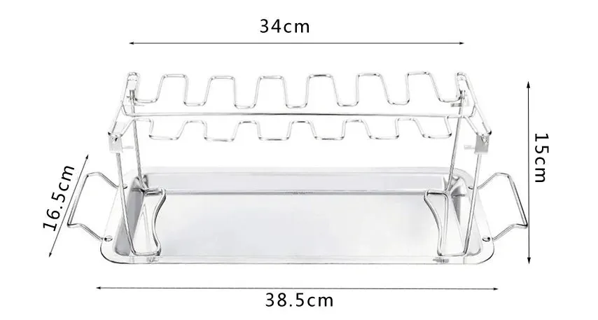 BBQ Stainless Steel Non-Stick Rack