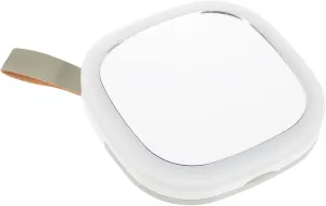 Beaupretty Rechargeable Makeup Mirror Compact Portable Led Lights Travel Makeup Mirror with Night Light for Travel