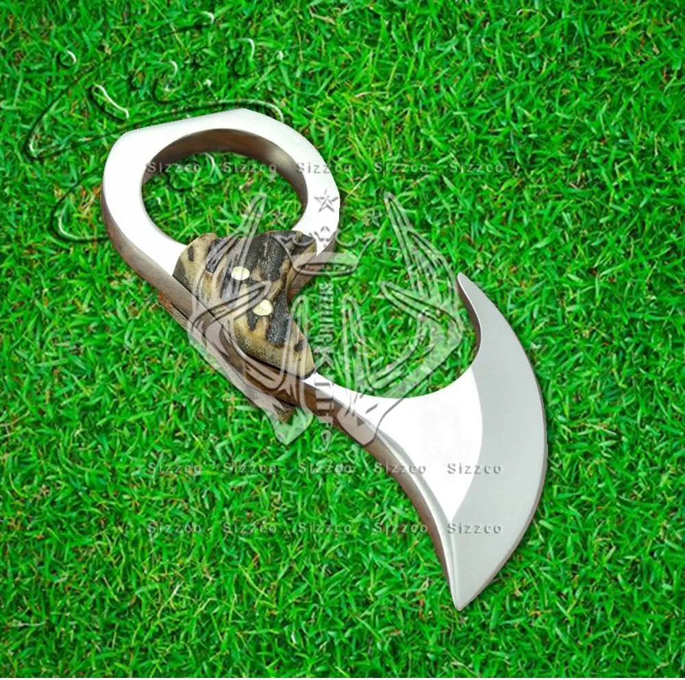 Beautiful Handmade 4" Miniature Stag Antler D2 Steel Blade Hunting Camping Knife – Best Gift for Anniversary, Birthday, Christmas for Him/Her