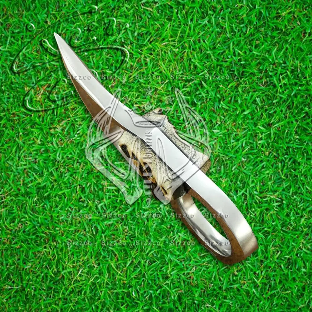 Beautiful Handmade 4" Miniature Stag Antler D2 Steel Blade Hunting Camping Knife – Best Gift for Anniversary, Birthday, Christmas for Him/Her