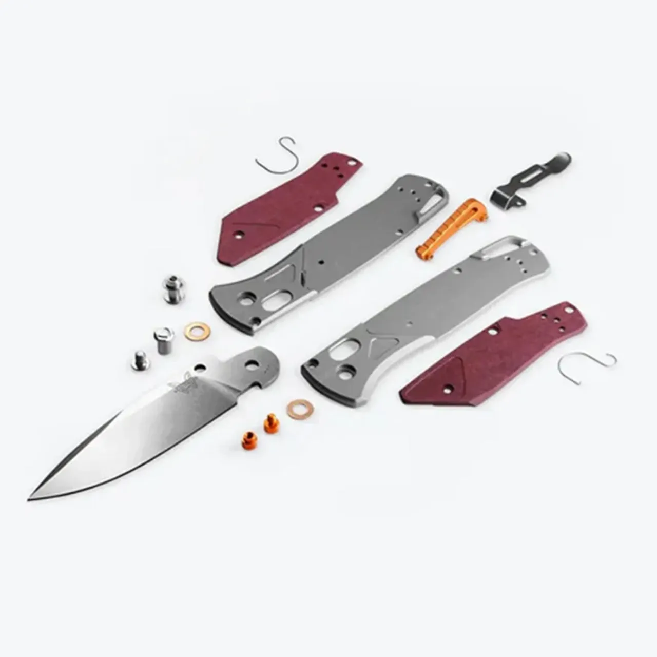 Benchmade 535-09 Bugout® Grey/Redstone Aluminium & Richlite Folding Knife