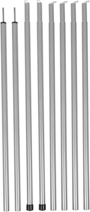 BESPORTBLE 8pcs Metal Tent Pole Kit Replacement Tent Rod for Tarp Sturdy Camping Accessories