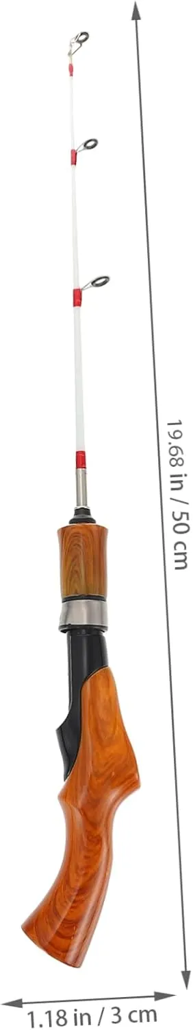 BESPORTBLE Ice Fishing Rod Telescopic Telescoping Fishing Pole Winter Fishing Accessory Lightweight Fishing Tool