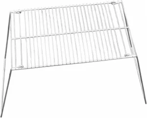 BESPORTBLE Stainless Steel Bbq Grill Mini Portable Barbecue Grill for Park Caddy Outdoor