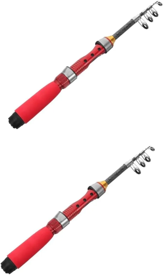 BESPORTBLE Ultra Short Mini Sea Rod Lightweight Fishing Rod Rods Ice Fishing Rod Telescopic Fishing Rod Micro