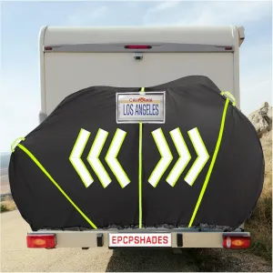 Bike Cover for Outside Storage, 600D Oxford 2 Bike Waterproof Bicycle Cover with PU Coating, Anti Dust rain Snow and UV Protection Covers for E-bike Mountain bike Road bike, Black