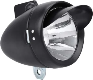Bike Head Light Bicycle Retro Front Headlight Super LED Cycling Lighting Equipment with Frame & Visor