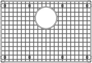 BLANCO 236594 Precis Stainless Steel Sink Grid, 14.63" L x 21.63" W x 0.25" H
