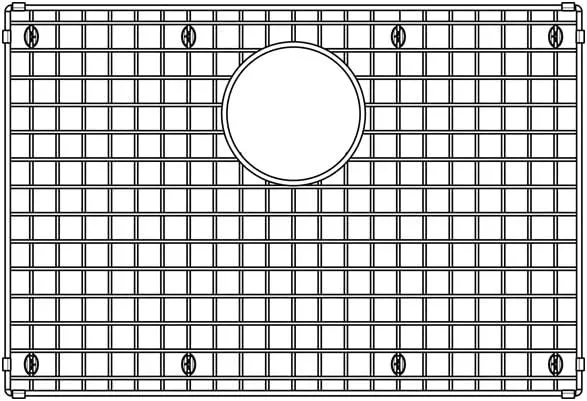 BLANCO 236594 Precis Stainless Steel Sink Grid, 14.63" L x 21.63" W x 0.25" H