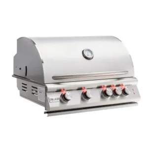 Blaze Grills Premium LTE 32” 4-Burner Gas Grill with Rear Burner and Built-In Lights