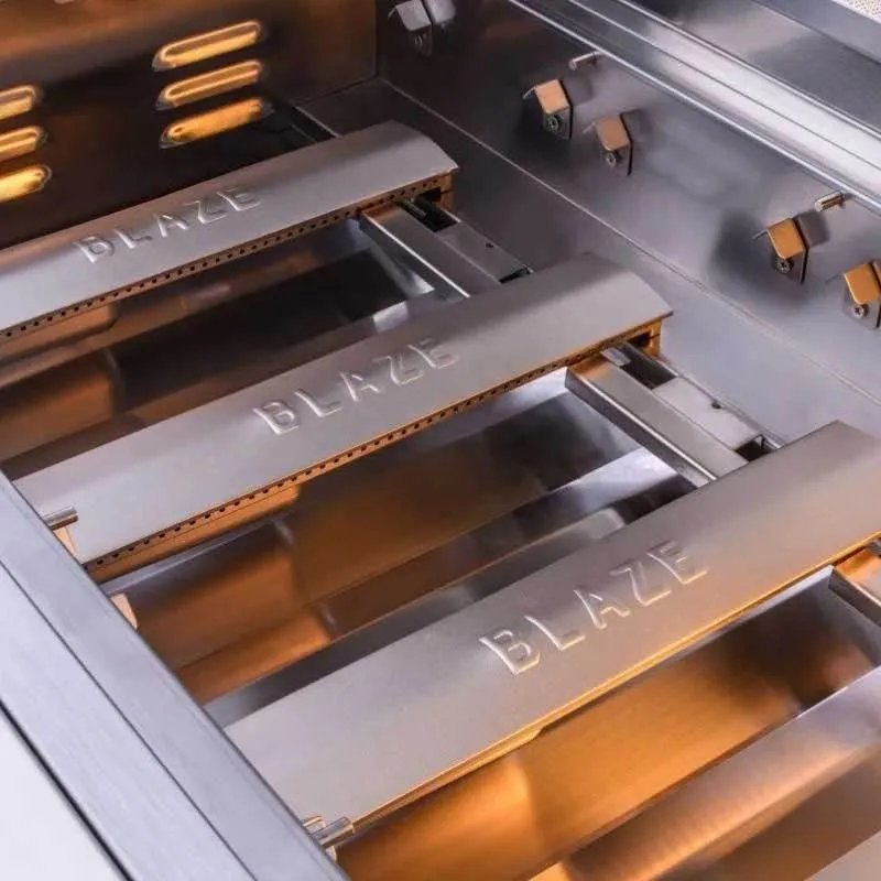 Blaze Grills Premium LTE 40” 5-Burner Gas Grill with Rear Burner and Built-In Lights