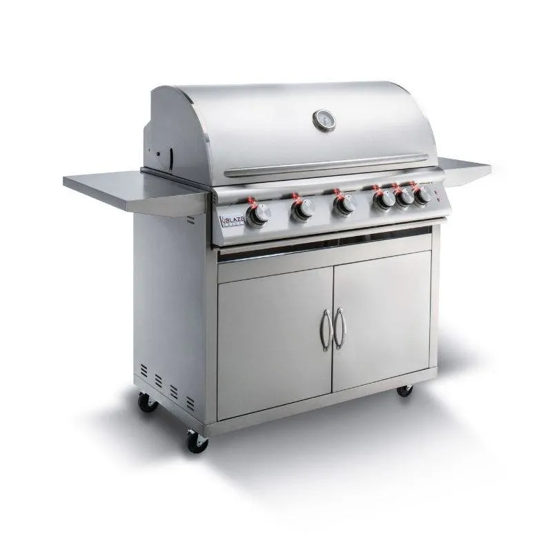 Blaze Grills Premium LTE 40” 5-Burner Gas Grill with Rear Burner and Built-In Lights