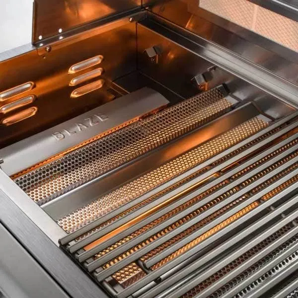 Blaze Grills Premium LTE 40” 5-Burner Gas Grill with Rear Burner and Built-In Lights