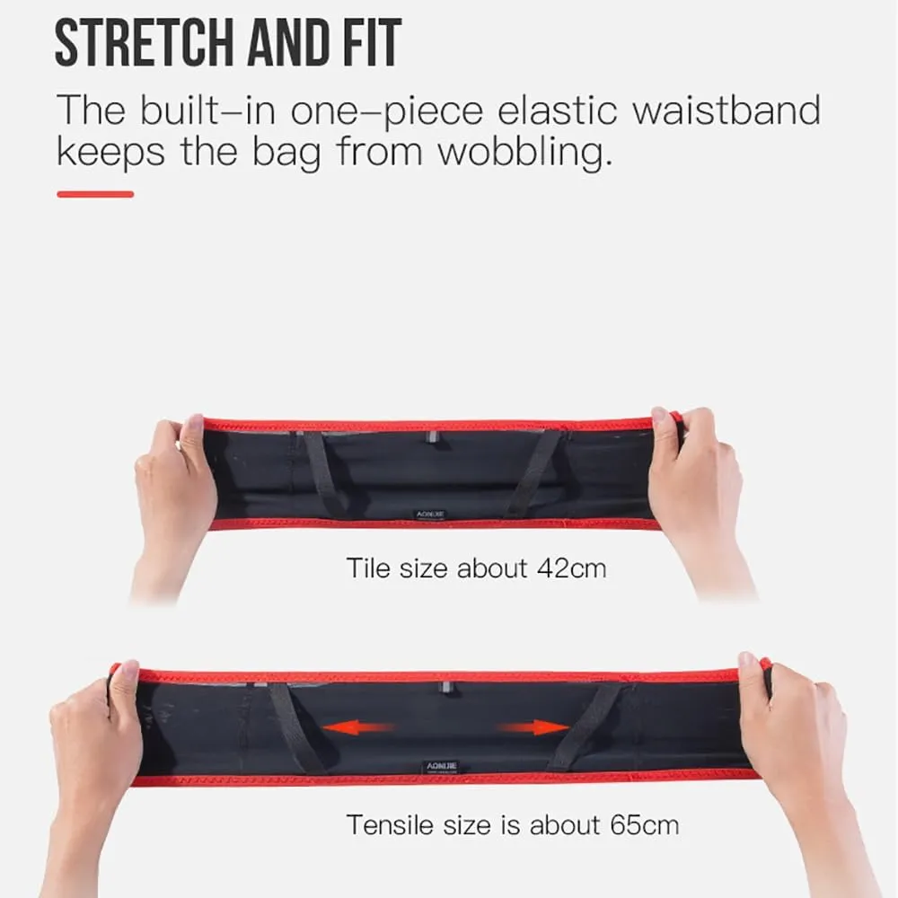 BlueField Slim Running Waist Hydration Belt Running Fanny Pack,with 250ml Soft Water Bottle Flask Phone Holder for Trailing Running Climbing Jogging Cycling (Black with 250ML,ML)