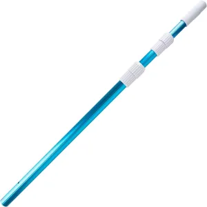 BlueStars Heavy Duty 12ft Aluminum Telescopic Swimming Pool Pole - Adjustable 3-Piece Expandable Step-Up - 1-1/4" Diameter Connection End - Attach Skimmer Nets, Rakes, Brushes, Vacuum Heads