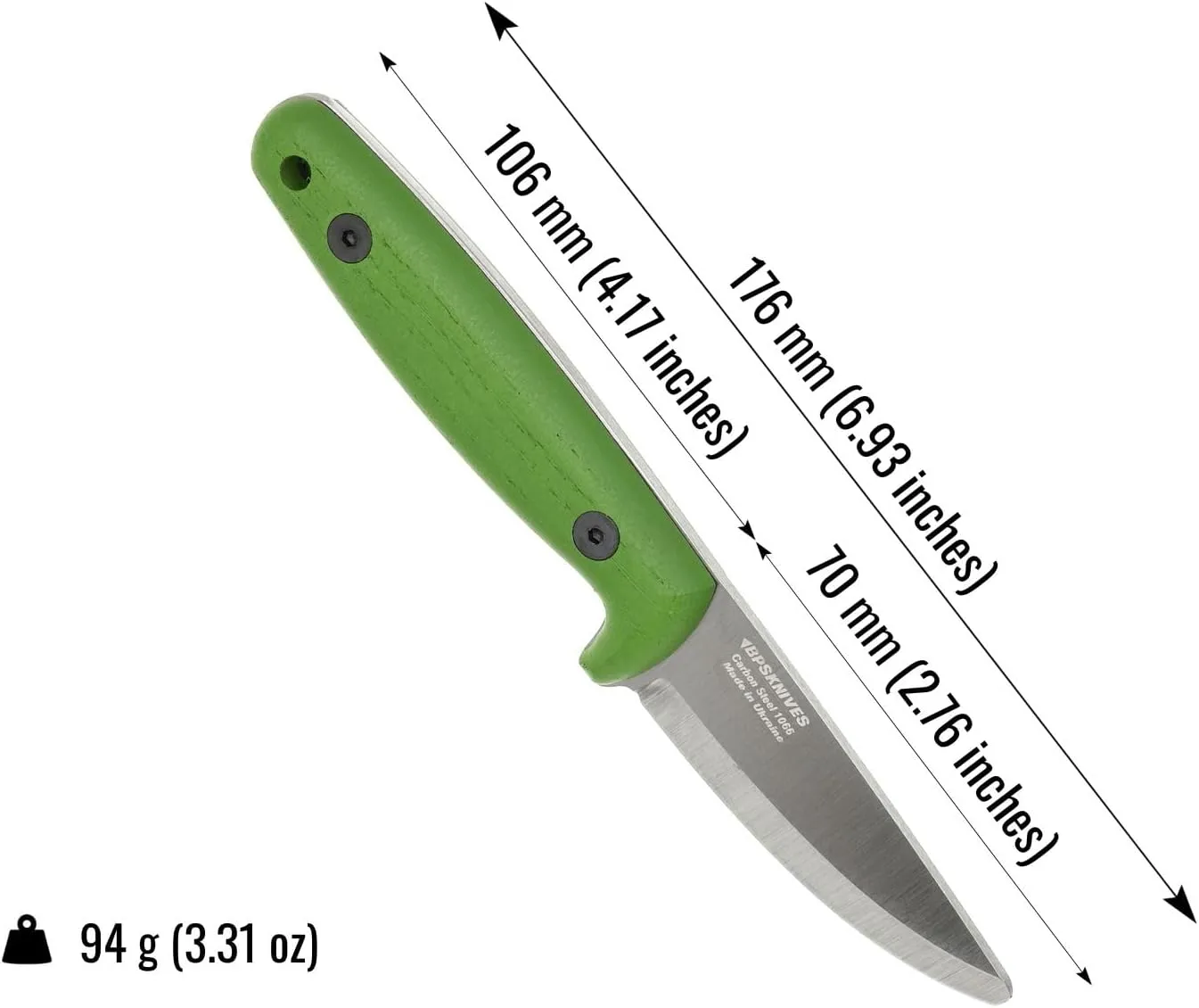 BPS Knives Season Series Spring - Kids First Knife - Bushcraft Knives for Boys - Whittling Knives for Kids - Safe Kid Knife with Sheath & Rounded Tip - Camping Knife - Gift for Boys