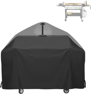 BQMAX Grill Cover Replacement Parts for Members Mark 4-Burner Outdoor Flat Top Griddle, Heavy Duty Waterproof 600D Polyester Griddle Cover with Support Pole for 36 Inch Member's Mark Griddle Cover