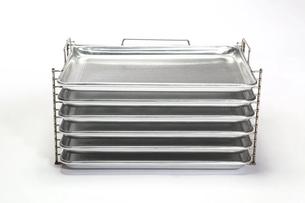 BR6 - Grill Tray System - Grill, Smoke, Dry and Cure Meats and Vegetables - Grilling Rack and Tray