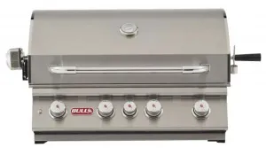 Bull Angus 30 Inch Propane Gas Grill with Lights and Rotisserie