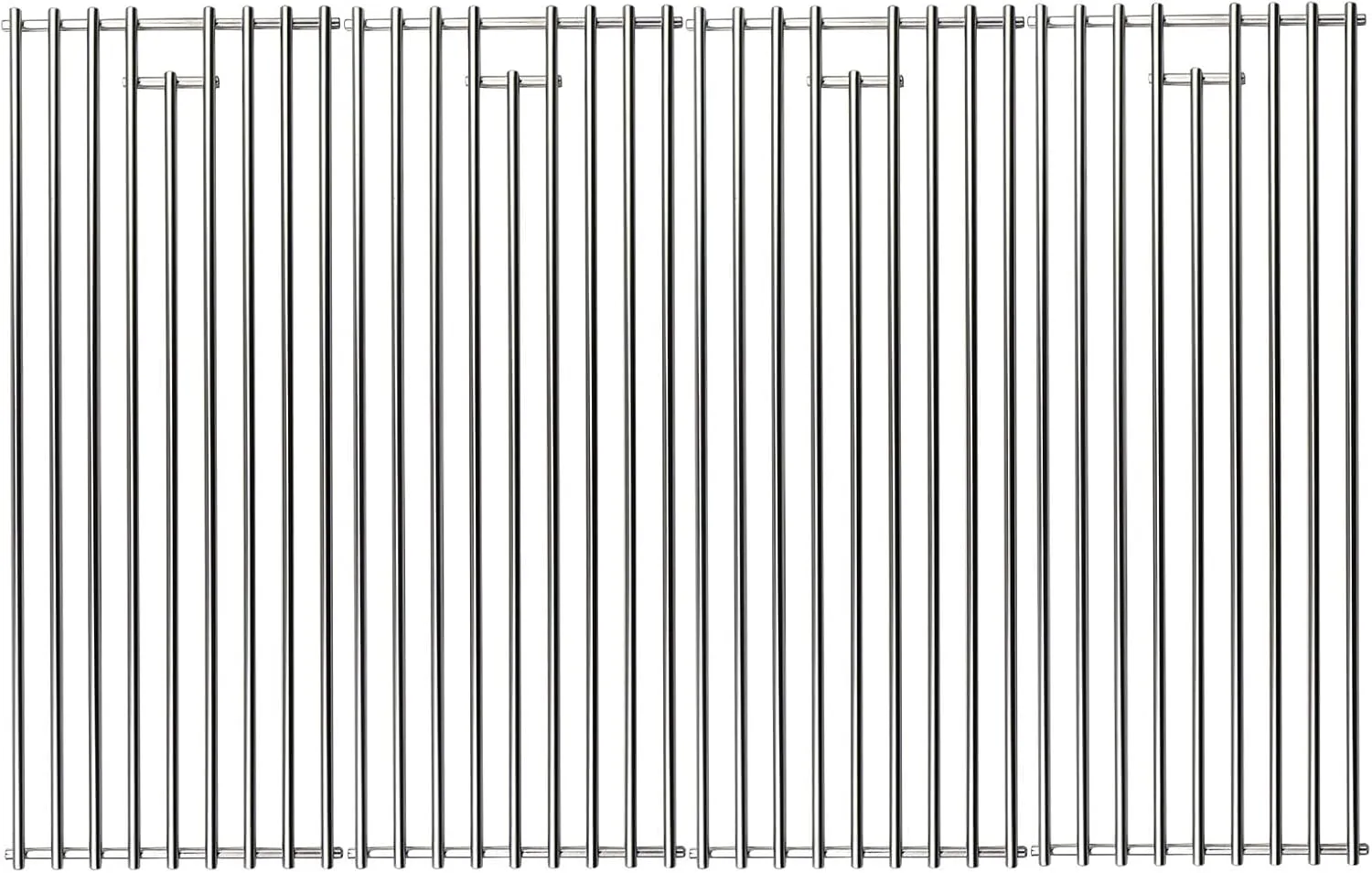 Bull Grill Grates Replacement for 16517 Bull 18248 LP, 18249 NG, Angus 47628, Brahma, Outlaw Steer Premium 69008,69009, Lonestar Select 87048,87049, 7 Burner Premium 18248, 18249, 4 Pack