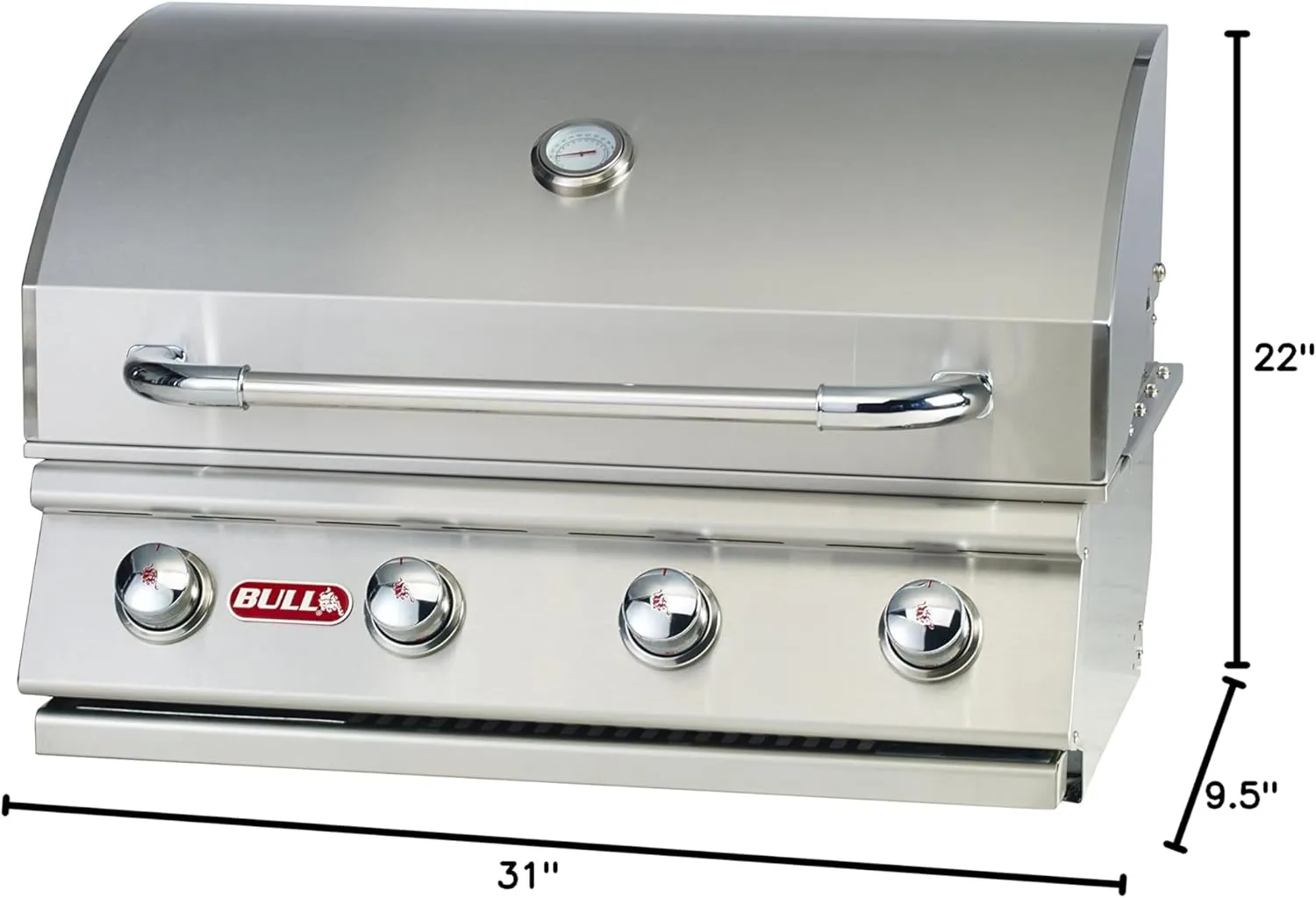 Bull Outlaw 30-Inch Built-In Grill (BG-26039), Natural Gas