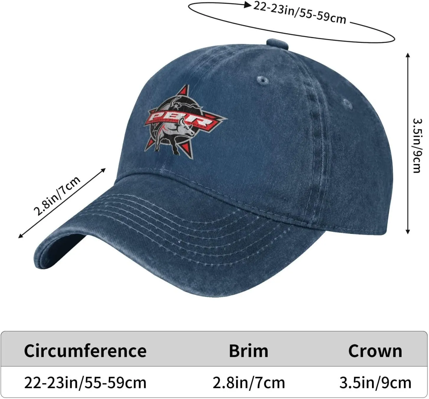 Bull Riding Us Flag Bull Rider Adult Cowboy Hat Womens Man Outdoor Casquette