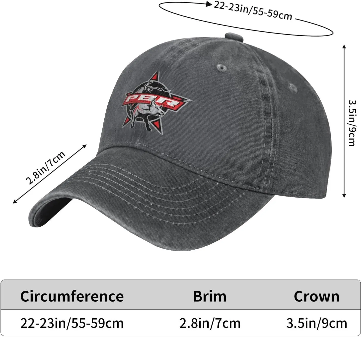 Bull Riding Us Flag Bull Rider Adult Cowboy Hat Womens Man Outdoor Casquette