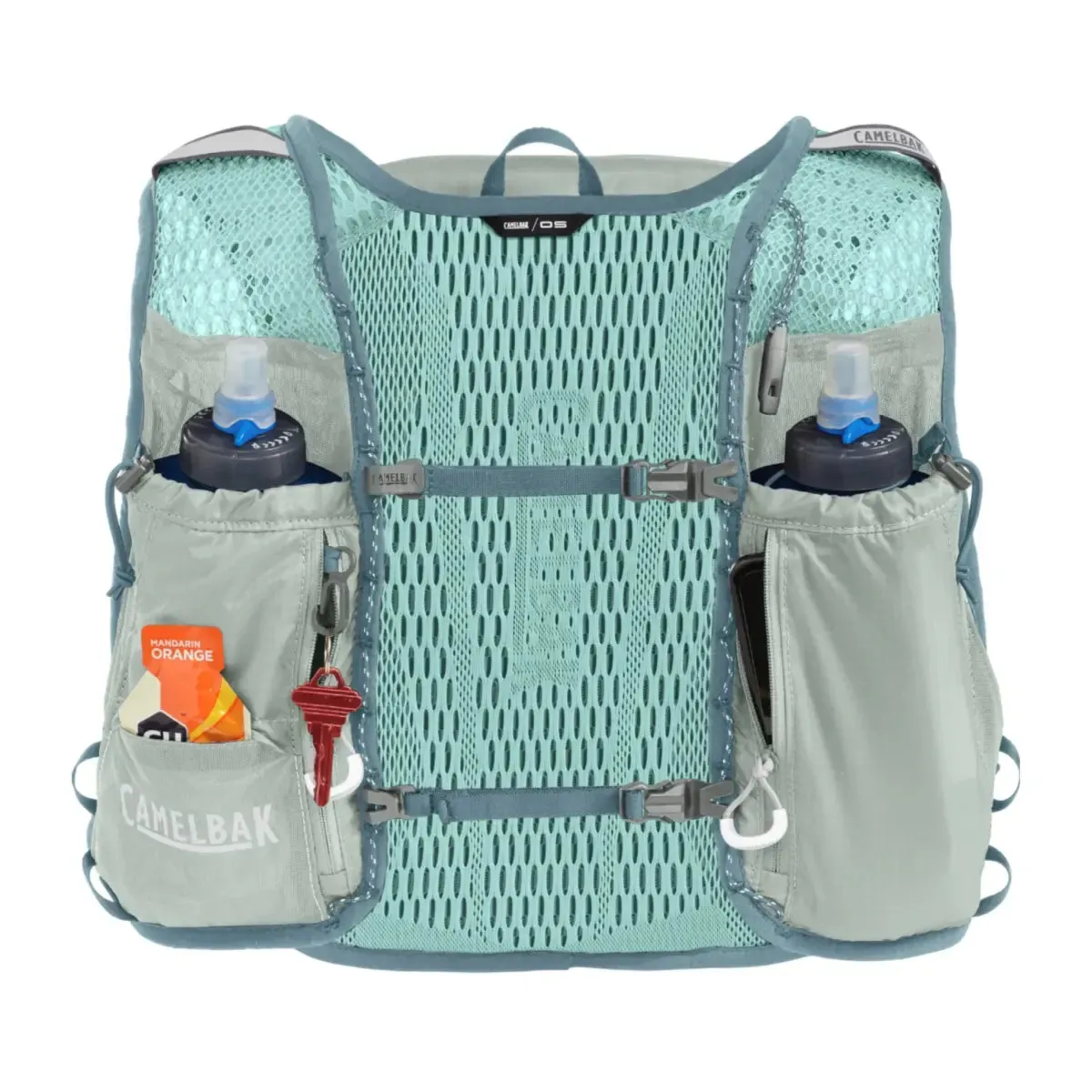 Camelbak Zephyr Pro Vest 1L Running Hydration Pack - Pigeon / Blue Surf