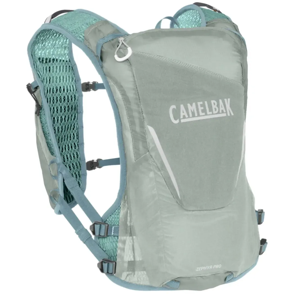 Camelbak Zephyr Pro Vest 1L Running Hydration Pack - Pigeon / Blue Surf