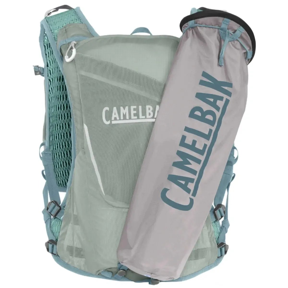 Camelbak Zephyr Pro Vest 1L Running Hydration Pack - Pigeon / Blue Surf