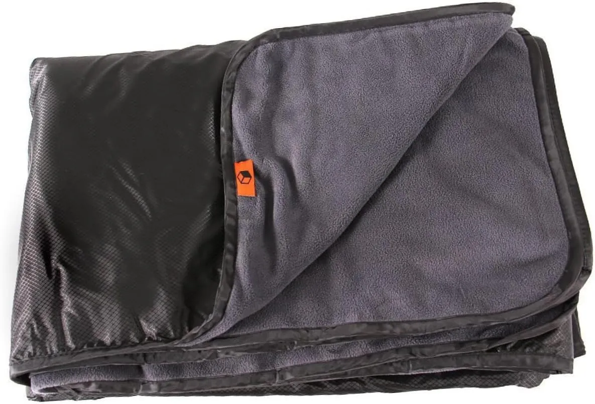 Camping Blanket Outdoor Beach Blanket Picnic Mat Compact Ground Cover Grey