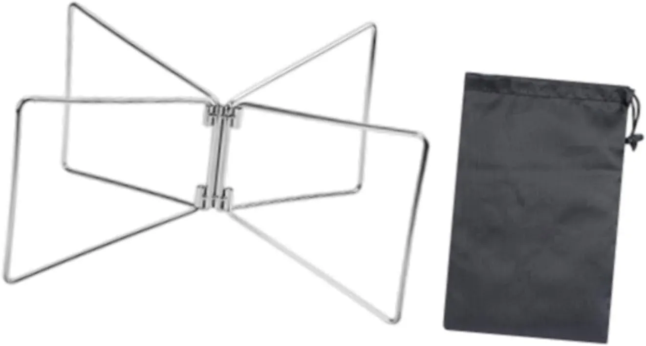 Camping Foldable Cooler Stand Steel Material for Outdoor Activities Portable with Carry Bag Ice Box Holder