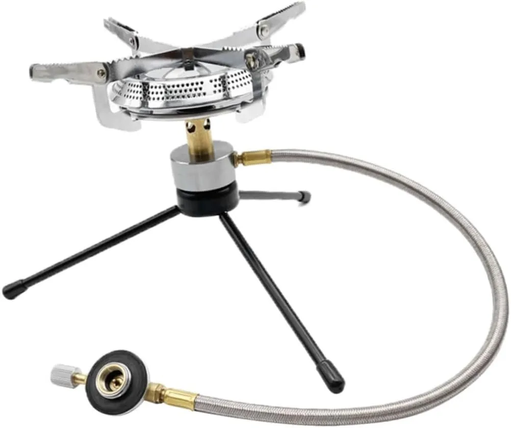 Camping Gas Burner Stove Outdoor Picnic Stove Folding Design Lightweight High Performance for Outdoor Use