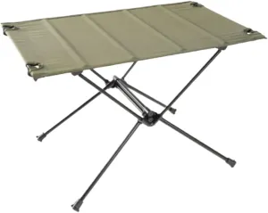 Camping Table Folding Table Outdoor Table Portable Camping Table Folding Side Table Aluminum for Outdoor Travel Hiking Folding Camping Table, 60*40*39.5cm, Grün