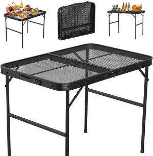 Camping Table,Grill Table, Grill Tables for Outside, Grilling Table for Outdoor (Foldable Camping Table)