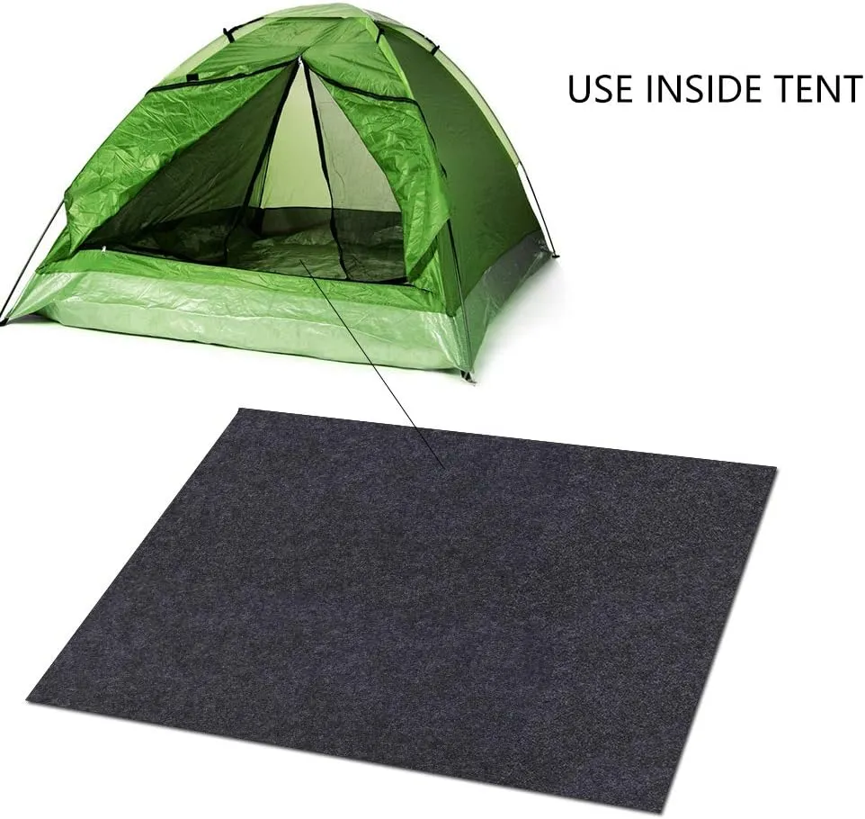 Camping Tent Carpet Mat，Large Waterproof Outdoor Picnic Blanket—Backing Prevents Liquid Penetration，Soft Material, Multi Use Outdoor Blanket，Handy Mat with Strap，Washable