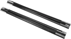 Camping Tent Rod Replacement 2pcs Fiberglass Tent Poles Lightweight Durable