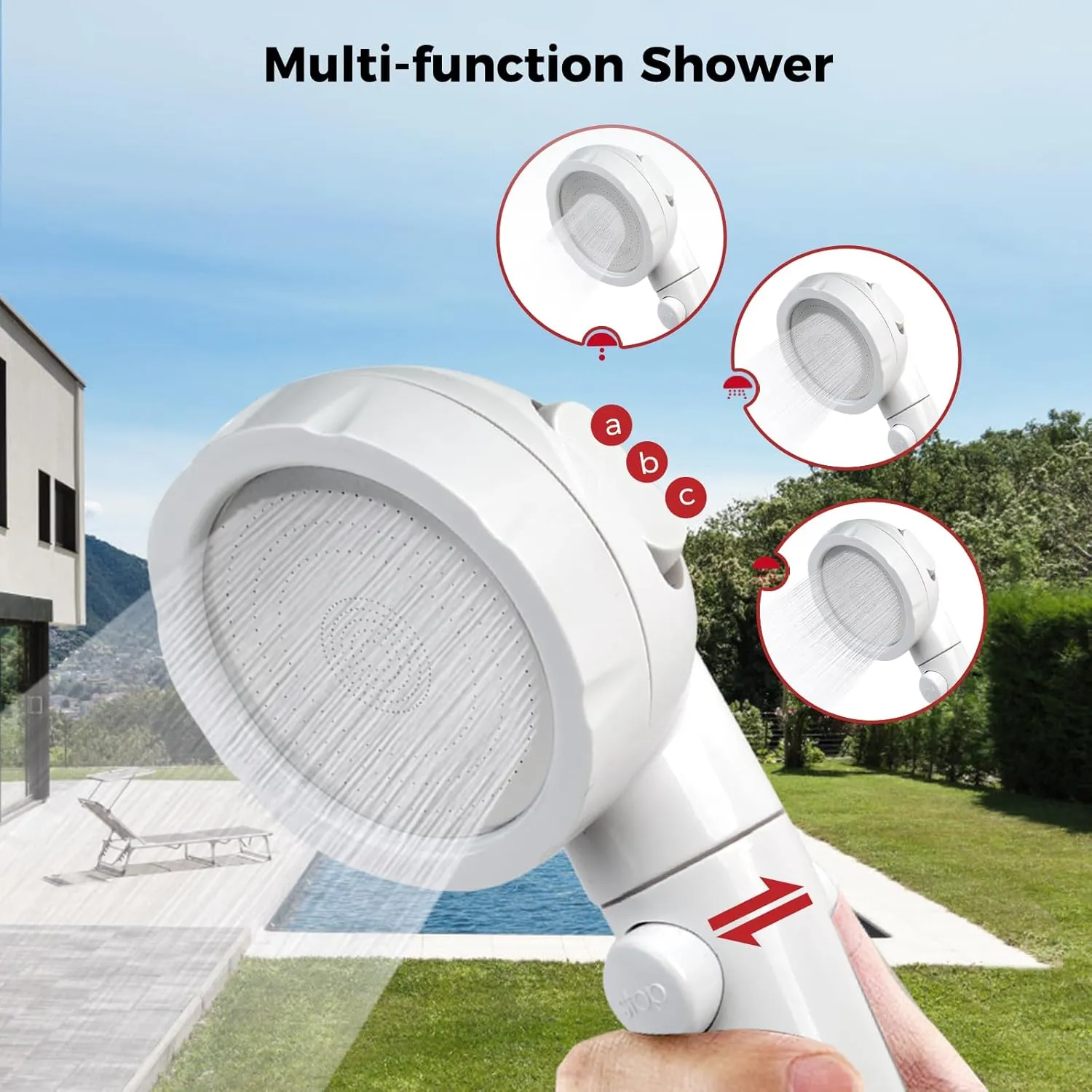 Camplux 10L 2.64GPM Outdoor Portable Propane Tankless Water Heater