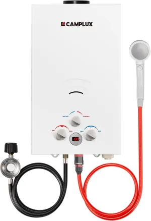 Camplux 10L 2.64GPM Outdoor Portable Propane Tankless Water Heater
