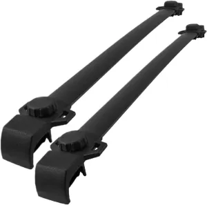 Car Roof Rack Cross Bars with Luggage Lock 165LBS Max Load Compatible with Jeep Renegade 14-18 & Compatible with Nissan Murano 15-19 - 2PCS Set