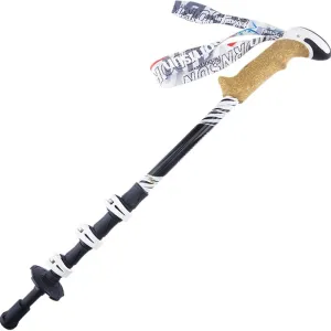 Carbon Fiber Trekking Pole Foldable Lightweight Shock Absorbing Telescopic and Running Stick with EVA Handle Quick Lock Suitable for Hiking Camping Hiking Etc.