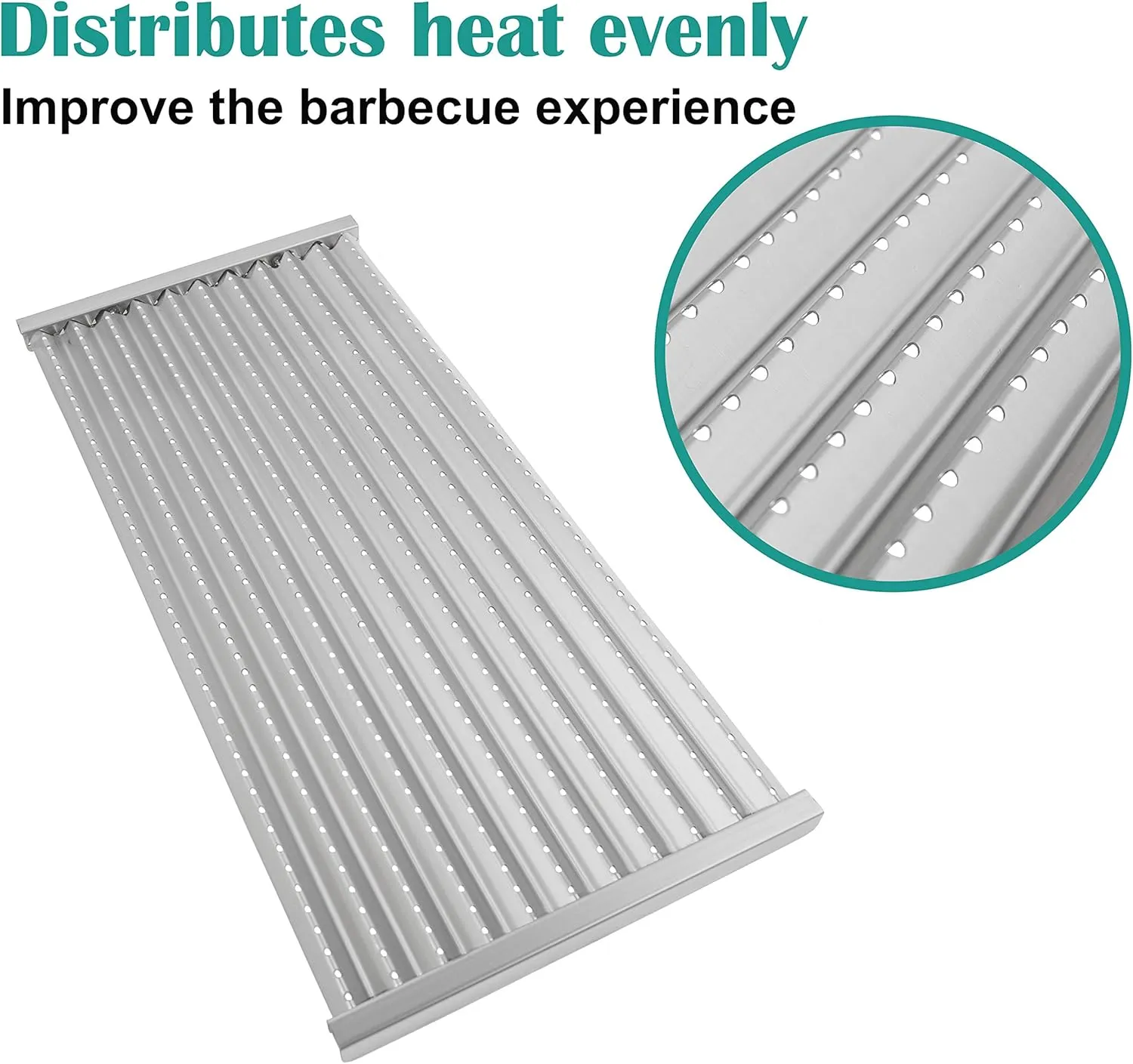 Cast Iron Grill Grates and Stainless Steel Emitter Plates for Charbroil Commercial Infrared 3 Burner 463242516 463242515 466242515 466242615 463243016 463367516 463367016 466242516 463342620
