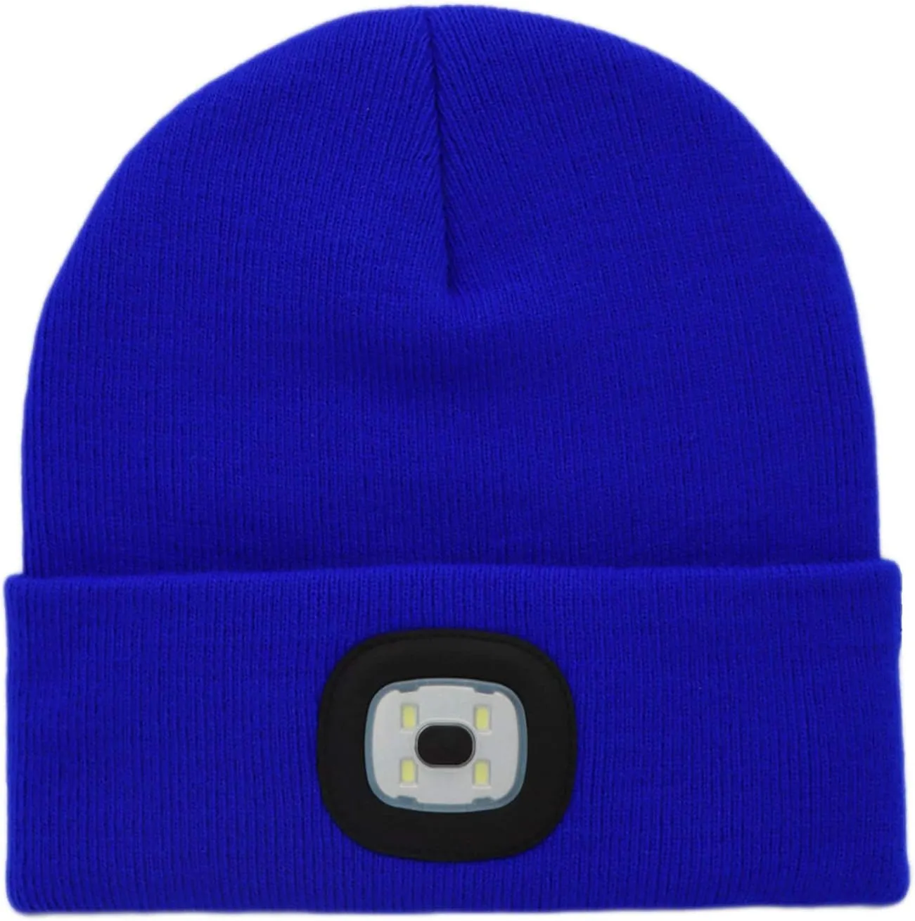 CENSGO Unisex Hat with Light, USB Rechargeable LED Headlamp Beanie, Gifts for Dad Father Men Husband Warm Knitted Cap