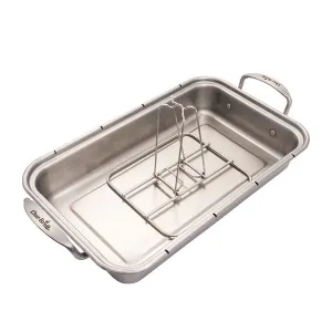 CHAR-BROIL SL-CB7059 GRILL   FOLDING BEER CAN CHICKEN ROASTING RACK