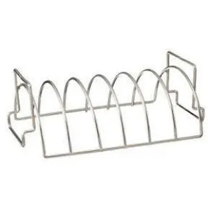 Charcoal Companion Stainless Steel Reversible Rib and Roast Rack