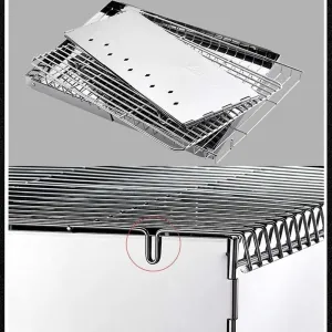 Charcoal Grill Barbecue Portable BBQ Stainless Steel Folding BBQ Camping Grill Tabletop Grill Grill for Portable Camping Cooking Small Grill