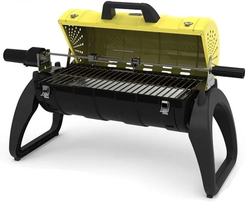Charcoal Grill Barbecue Portable BBQ Stainless Steel Folding BBQ Grill Camping Grill Tabletop Grill for Portable Camping Cooking Small Grill