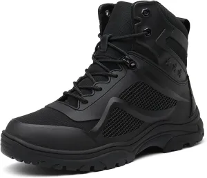 CHUUMEE Men's Waterproof Hiking Boots Anti-Slip Lightweight Breathable Durable Outdoor Shoes High-Cut Fishing Climbing Working Trekking